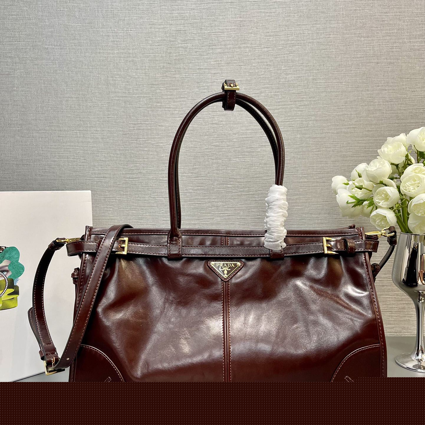 Pra*a top handle bags
